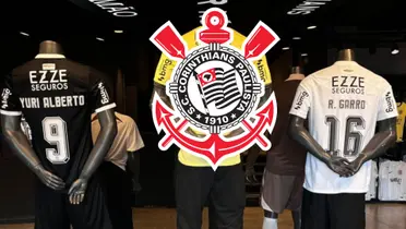 Camisas do Timão na vitrine