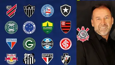 Clubes brasileiros com Augusto Melo ao lado