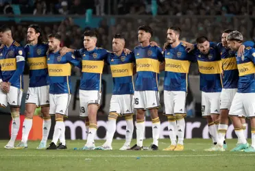 Jogadores do Boca Juniors concentrados