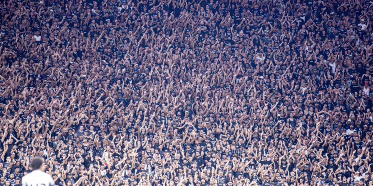 A grande marca da torcida do Corinthians (Foto: Corinthians)