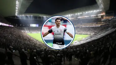 A incrivel marca de Romero pelo Corinthians (Foto: Corinthians)