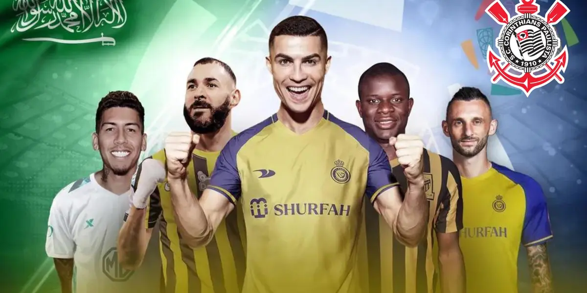 Alguns dos astros do futebol saudita