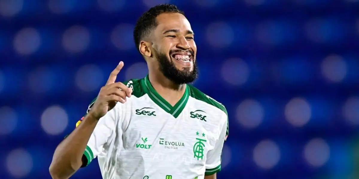 América quer continuar com o atacante Everaldo