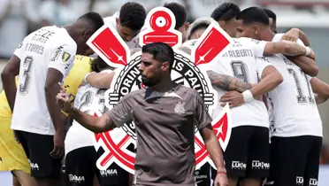 António Oliveira dá tapa em craque do Corinthians e elenco reage