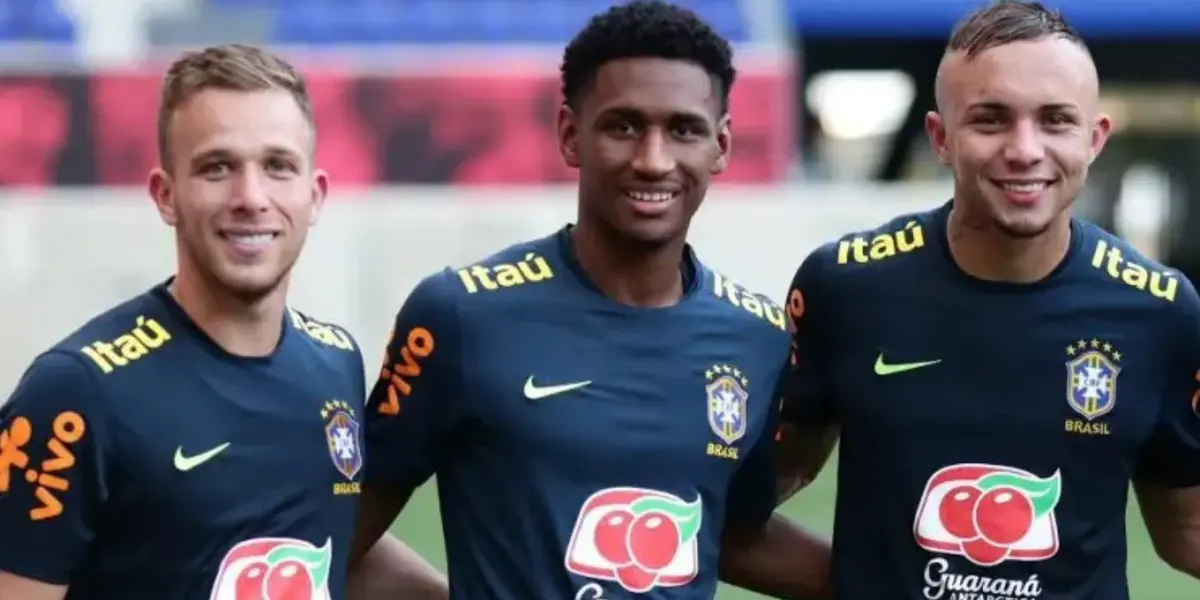Arthur, Tetê e Cebolinha pela seleção