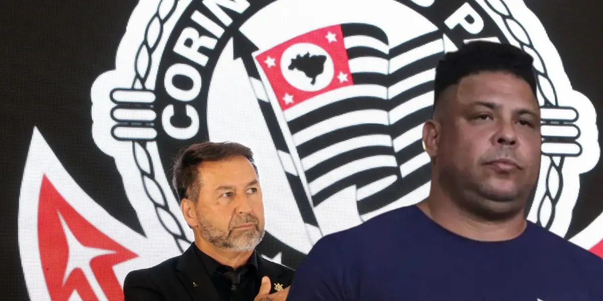 Augusto Melo com Ronaldo em destaque