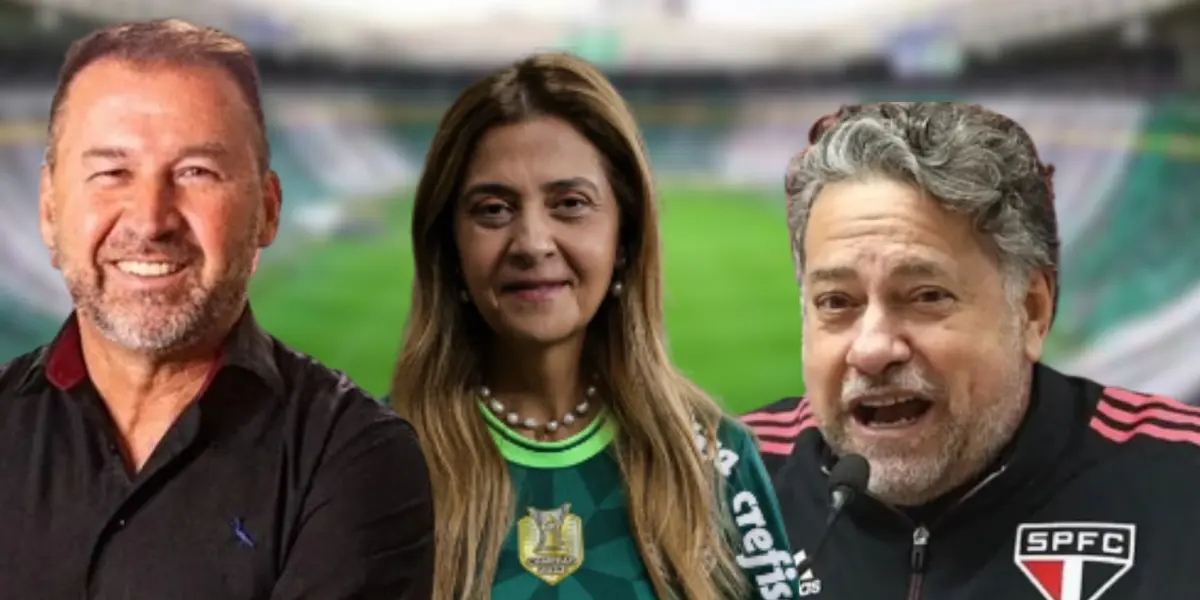 Augusto Melo e presidentes dos rivais