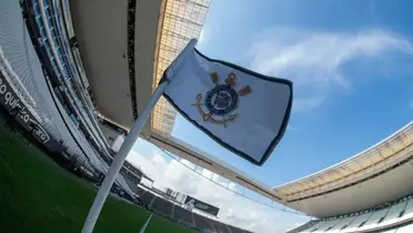 Bandeira do Corinthians. Foto: Instagram