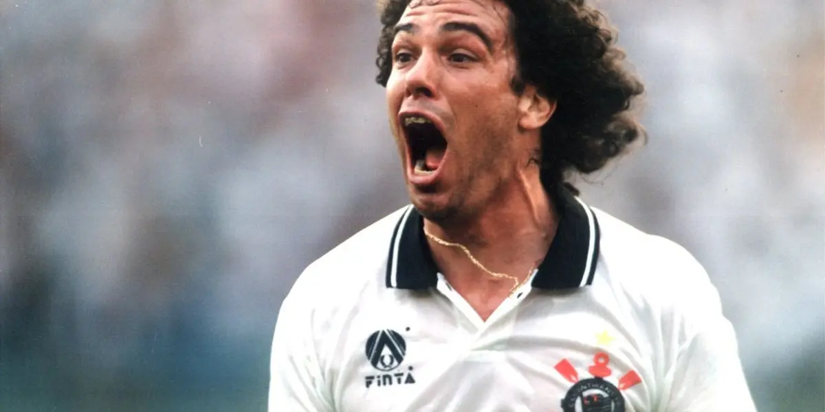 Casagrande foi ídolo do Timão na década de 80 e rasgou elogios para Fernando Lázaro