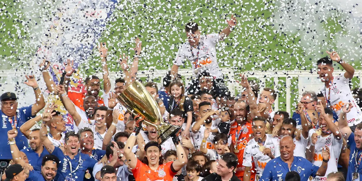 Corinthians comemora Paulistão de 2018