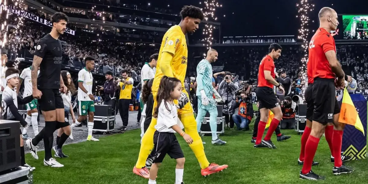 Corinthians e Palmeiras em partida pelo Brasileirão 2024. Foto: Instagram