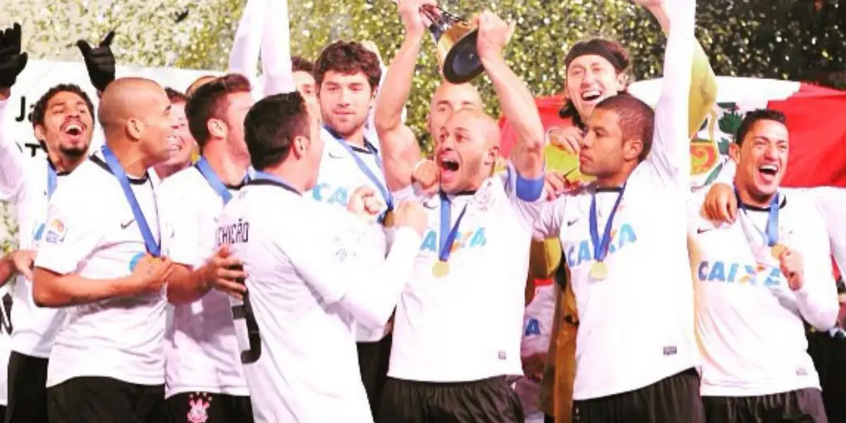 Corinthians no Mundial de Clubes de 2012. Foto: Instagram