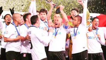 Corinthians no Mundial de Clubes de 2012. Foto: Instagram
