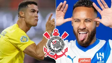 Neymar e CR7 aliviados, o meia temido na Arábia que está chegando no Corinthians