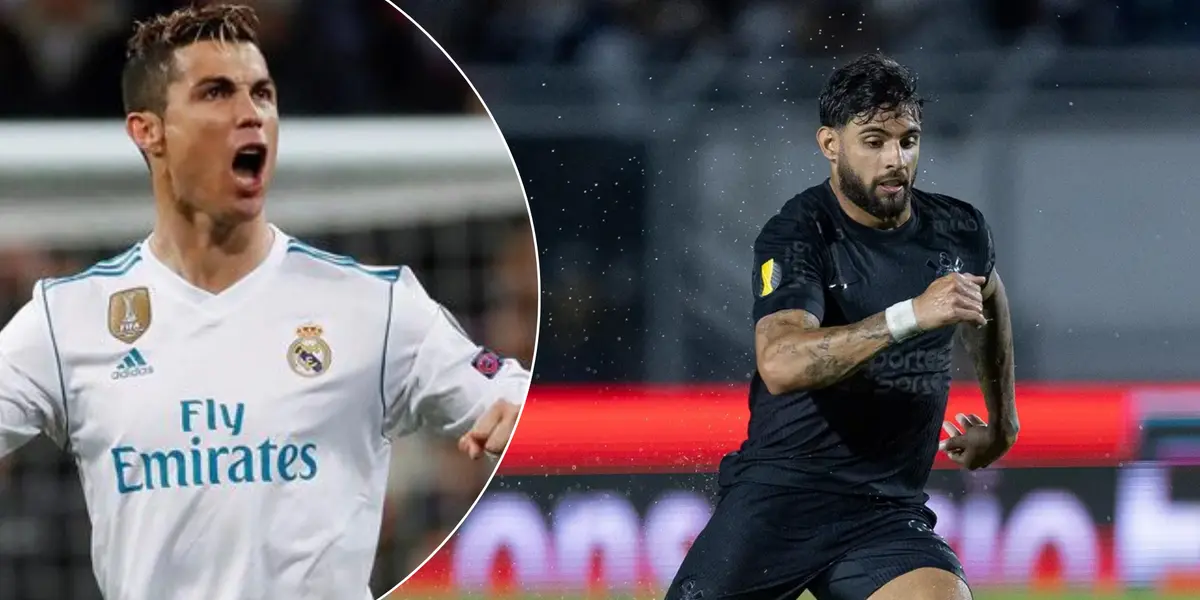 Cristiano Ronaldo e Yuri Alberto