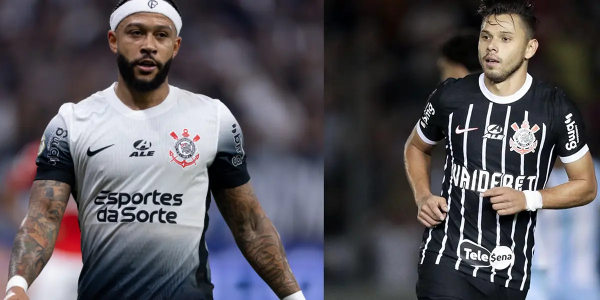 Depay e Romero: boa dupla de ataque no Corinthians