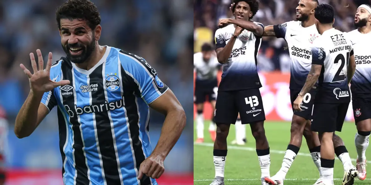 Ele jogou com Diego Costa e agora perde espaço no Corinthians