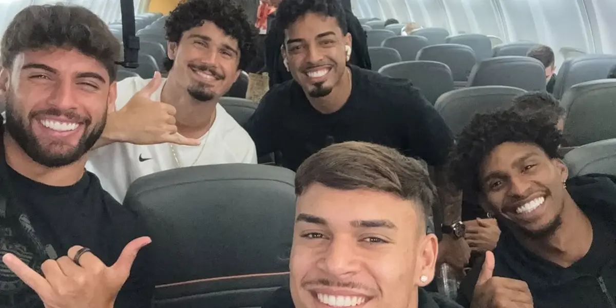 Elenco do Corinthians antes da partida contra o Novorizontino. Foto: Instagram
