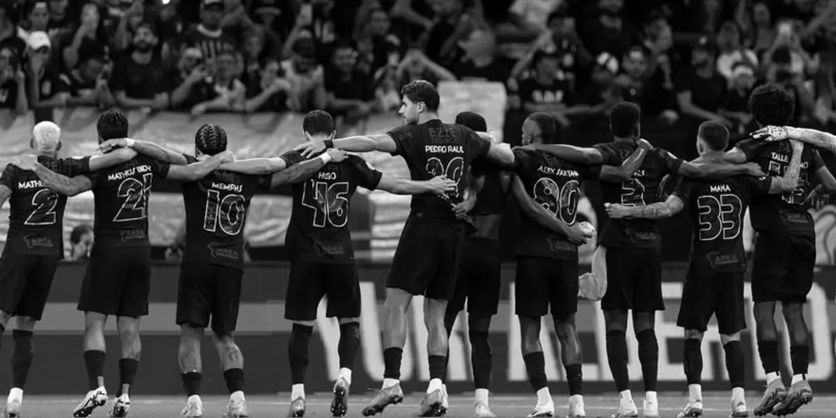 Elenco do Corinthians. Foto: Instagram