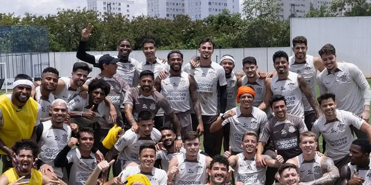 Elenco do Corinthians. Foto: Instagram