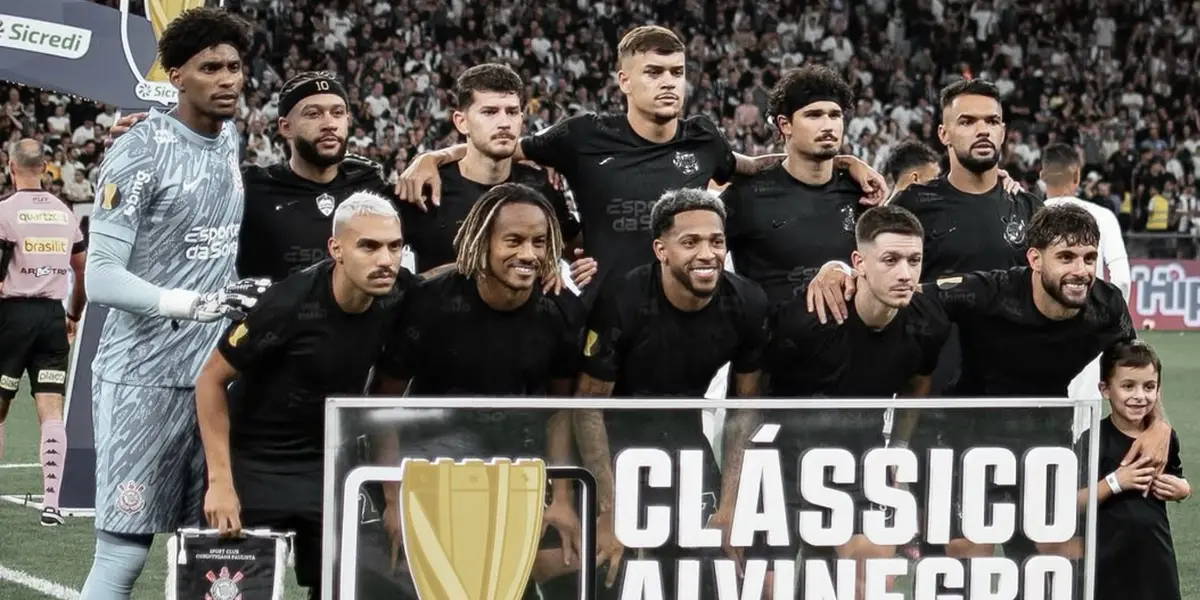 Elenco do Corinthians. Foto: Instagram