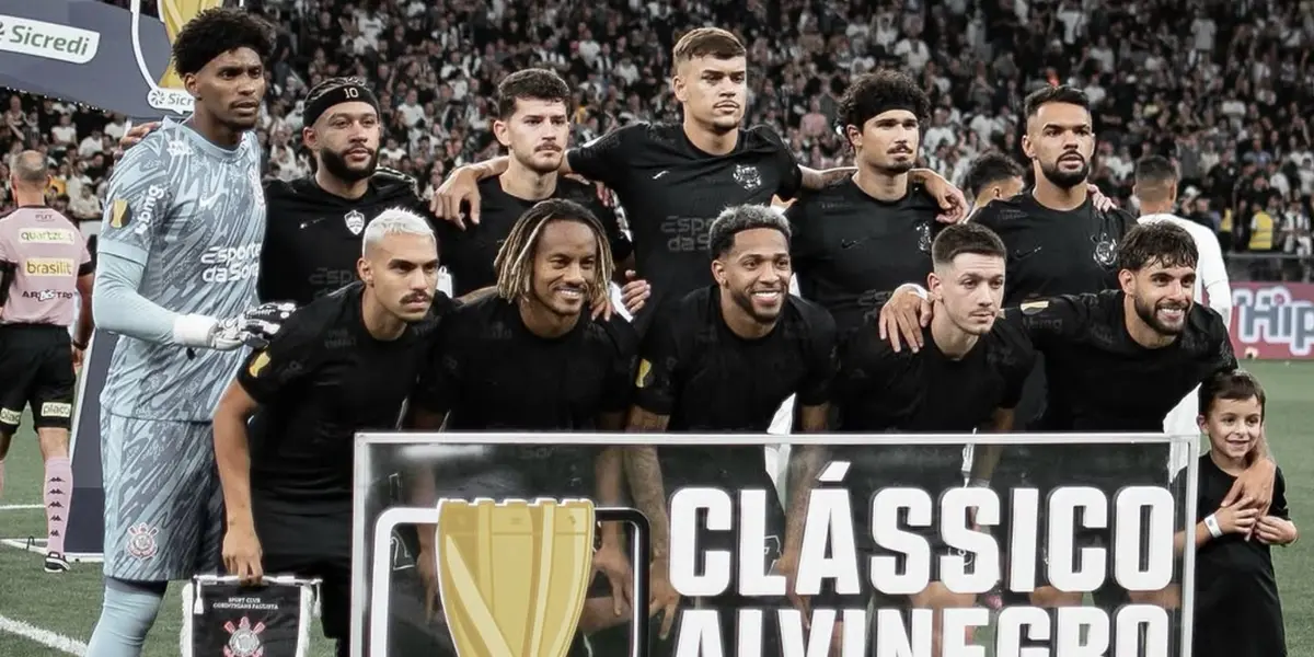 Elenco do Corinthians. Foto: Instagram