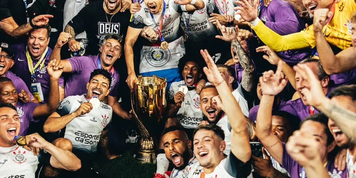 Elenco do Corinthians. Foto: Instagram