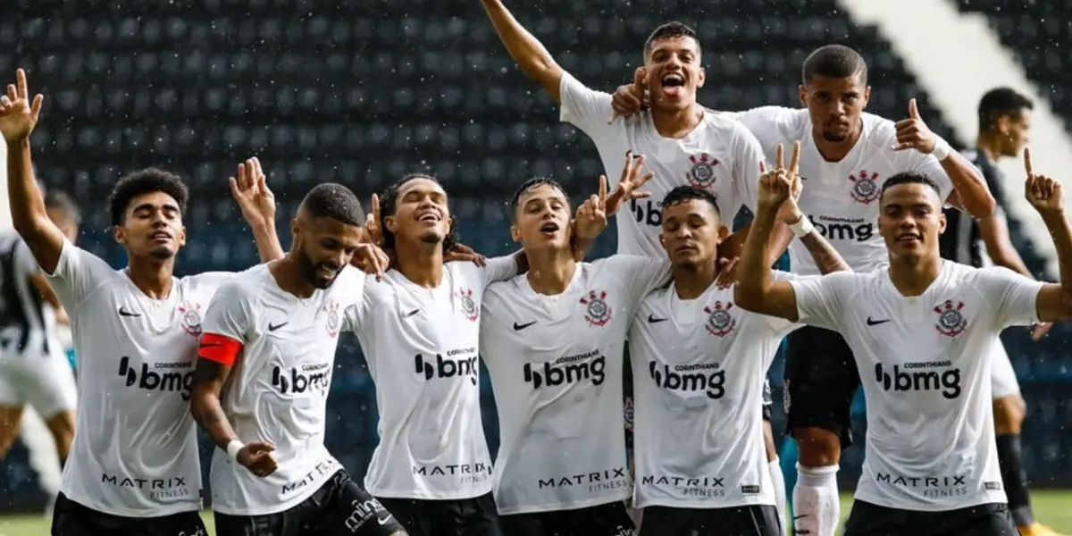 Elenco do Corinthians pela Copinha 2024. Foto: Instagram