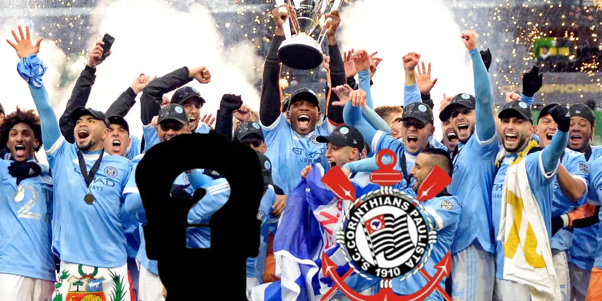 Elenco New York City FC comemora