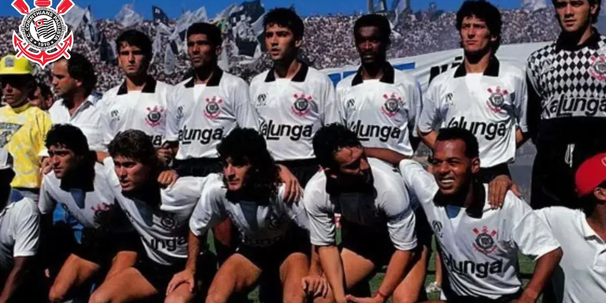 Elenco que conquistou o primeiro título brasileiro do Corinthians