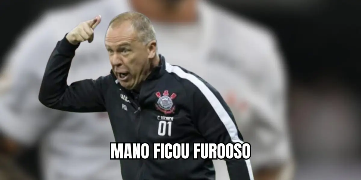 Empate revoltou o treinador do Timão