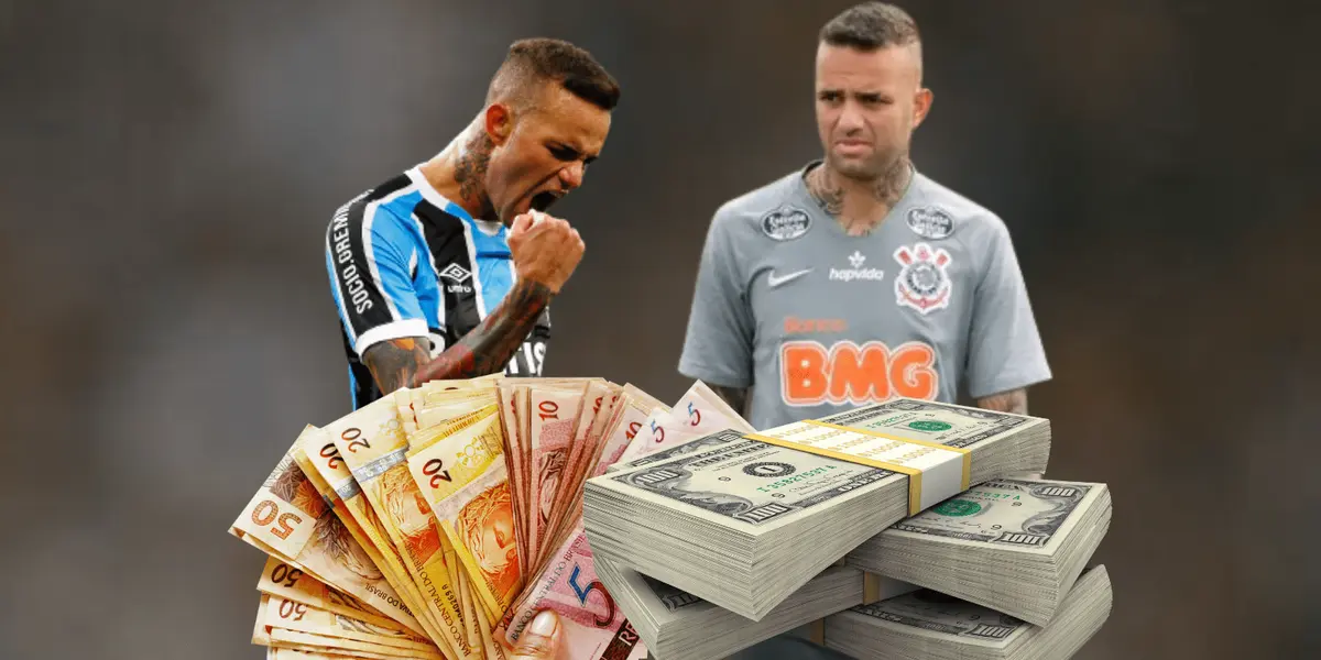 Enquanto no Corinthians ganha como astro, veja o miserável salário que terá Luan no Grêmio, sem bônus