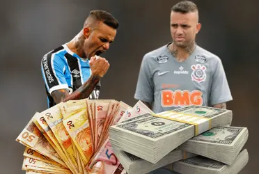 Enquanto no Corinthians ganha como astro, veja o miserável salário que terá Luan no Grêmio, sem bônus