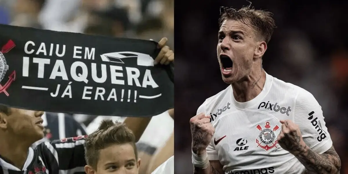 Enquanto Roger Guedes ficou na bronca com a torcida, outro titular apoiou e defendeu a torcida