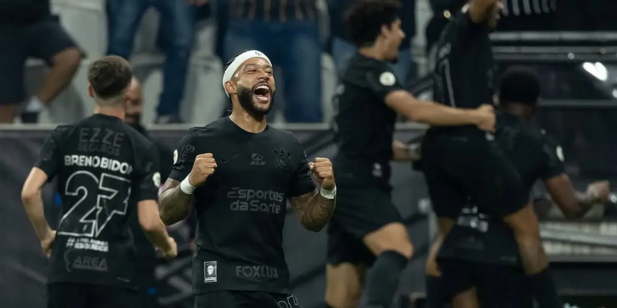 Equipe do Corinthians comemorando gol. Foto: Instagram