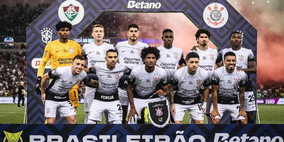 Equipe do Corinthians no Brasileirão de 2024. Foto: Instagram
