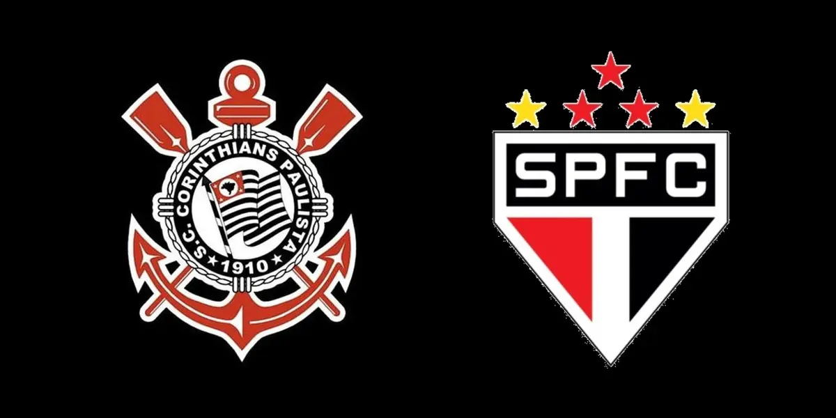 Escudo do Corinthians e do São Paulo