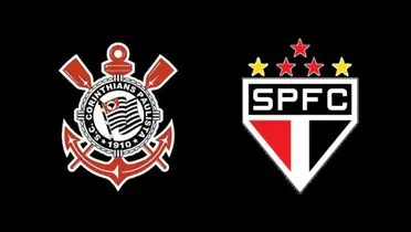 Escudo do Corinthians e do São Paulo
