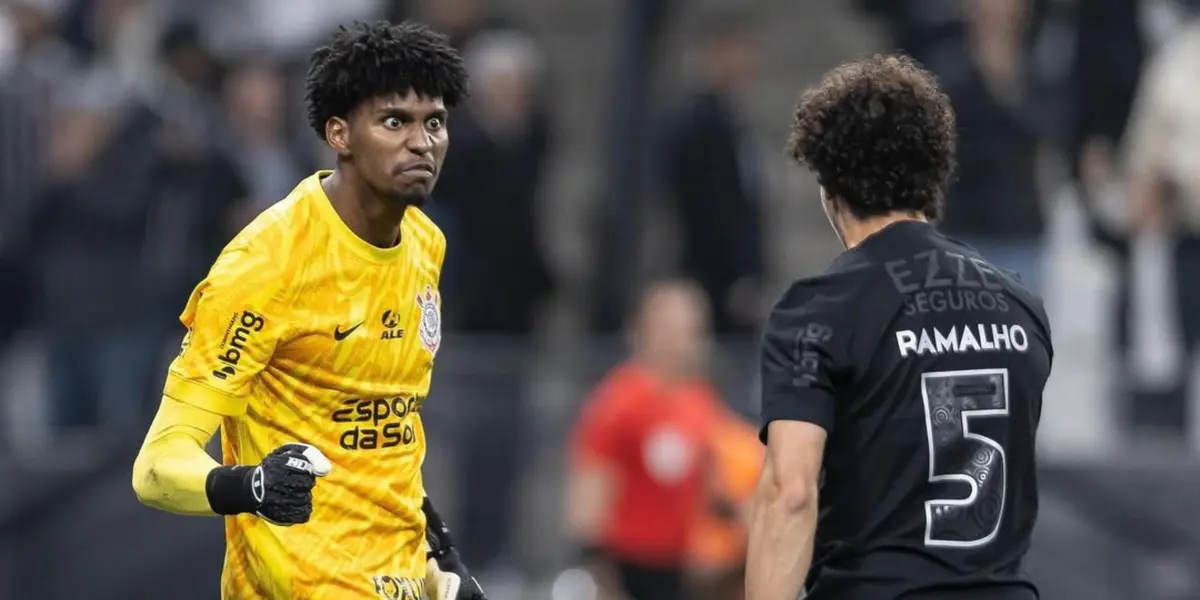 Hugo Souza e André Ramalho. Foto: Instagram