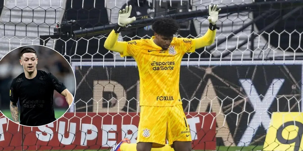 Hugo Souza, goleiro do Corinthians