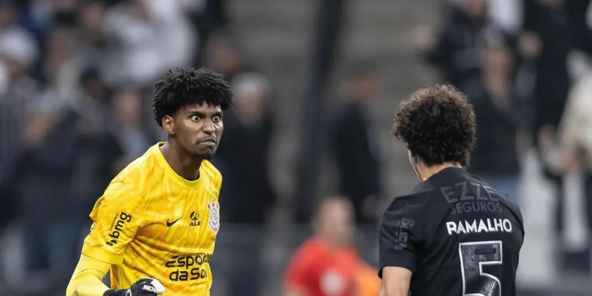 Hugo Souza, goleiro do Corinthians, e André Ramalho, zagueiro do Corinthians. Foto: Instagram