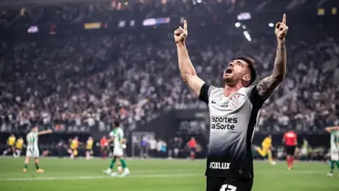 Igor Coronado comemorando um gol pelo Corinthians. Foto: Instagram