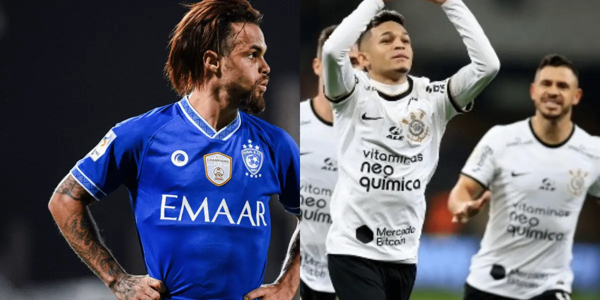 Jogador inclusive comentou a foto do Yuri Alberto após vencer o Santos na Vila Belmiro