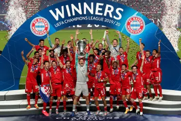 Jogadores comemoram última Champions do Bayern