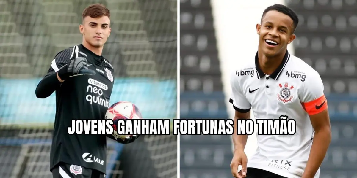 Jogadores da base do Timão ganham fortuna no clube