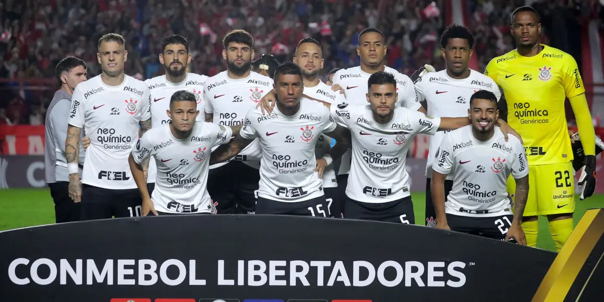 Jogadores do Corinthians pela Libertadores
