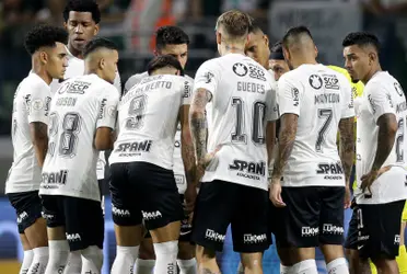Jogadores do Corinthians reunidos