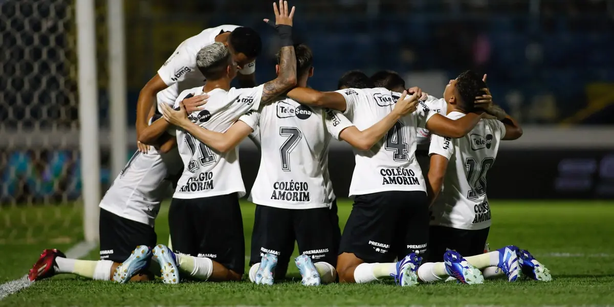 Jogadores do Corinthians reunidos