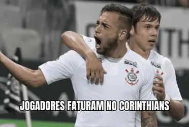 Jogadores faturam alto no Timão