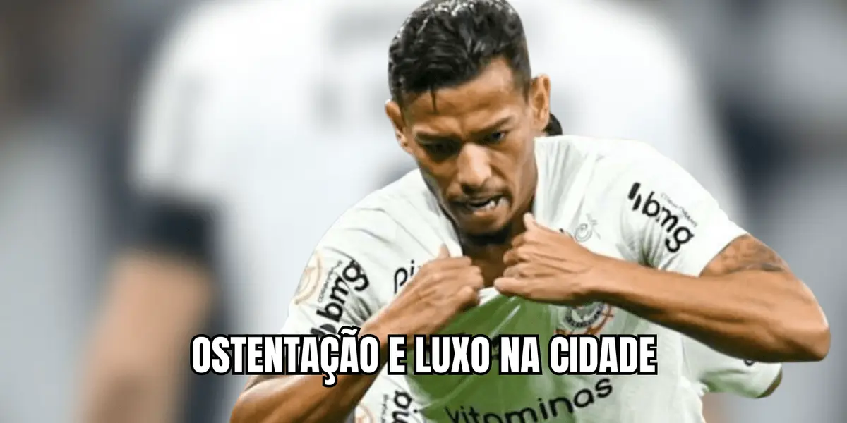 Jovem atacante do Corinthians ostenta pela cidade de São Paulo